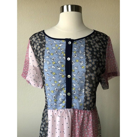 Polagram Floral Midi Dress Large - Picture 5 of 9